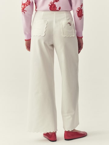 Wide leg Pantaloni 'Aigua' di TATUUM in bianco
