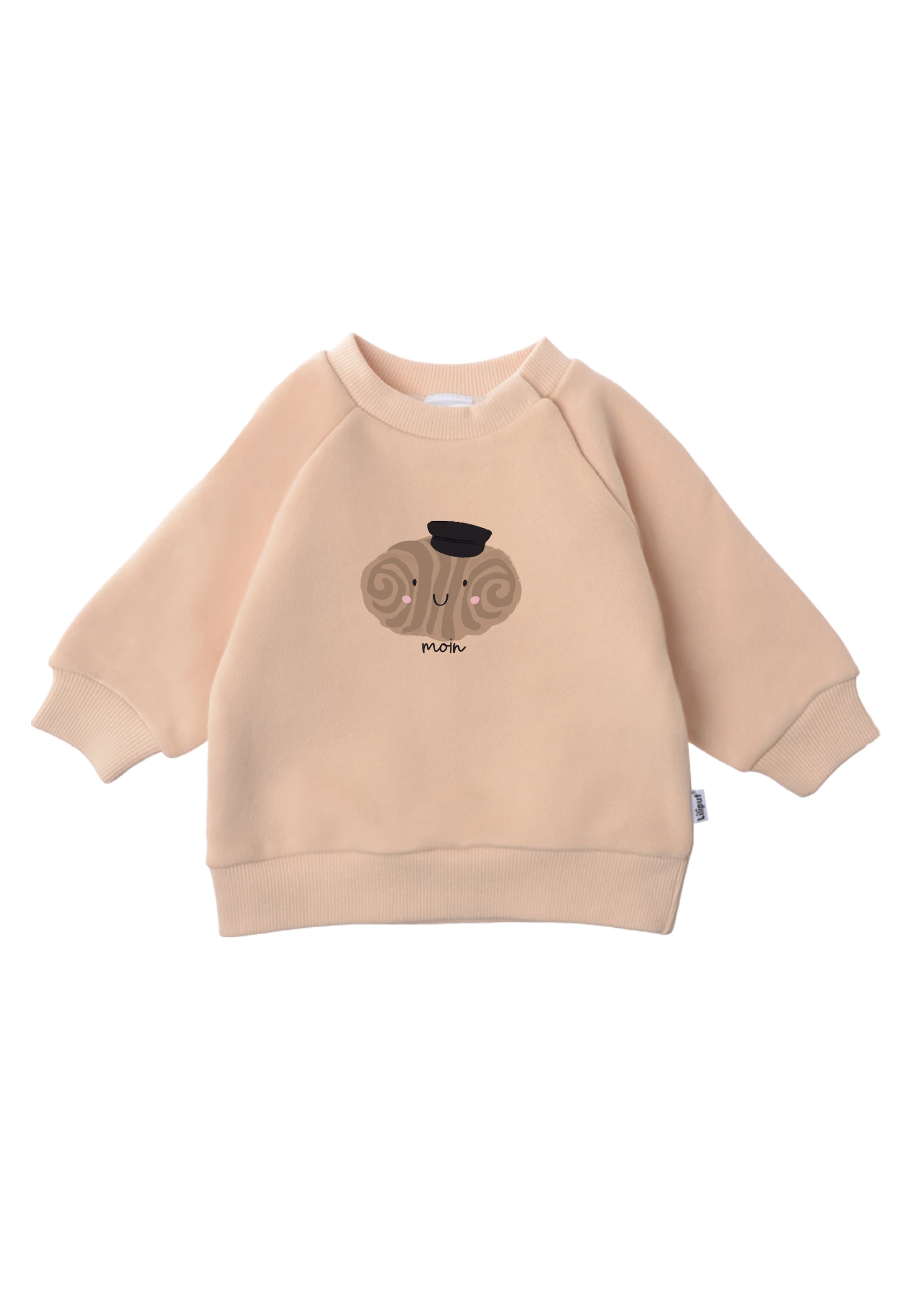 LILIPUT Sweatshirt 'Franzbrötchen' in Brown: front