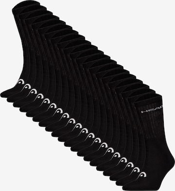 Chaussettes HEAD en noir : devant