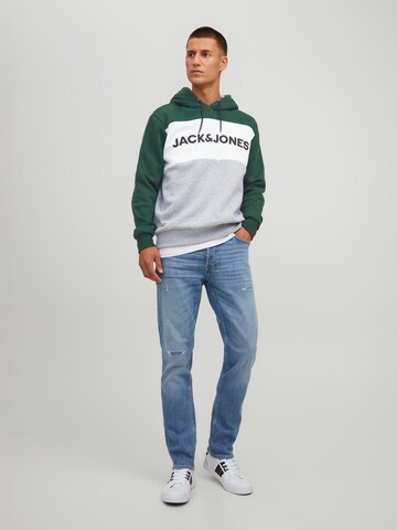 JACK & JONES - Regular Fit Sweatshirt em cinzento