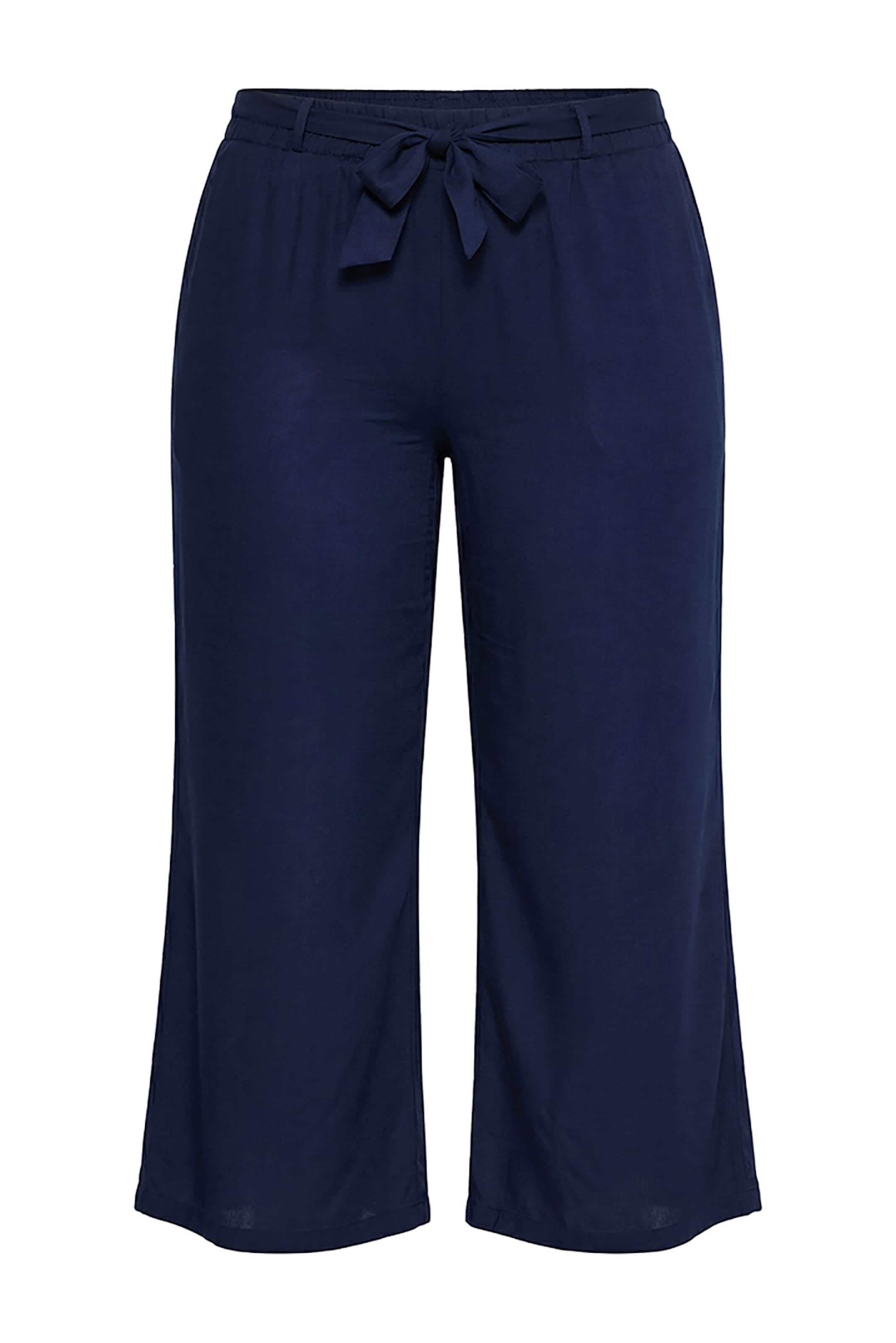 MIAMODA Wide leg Pants in Blue: front