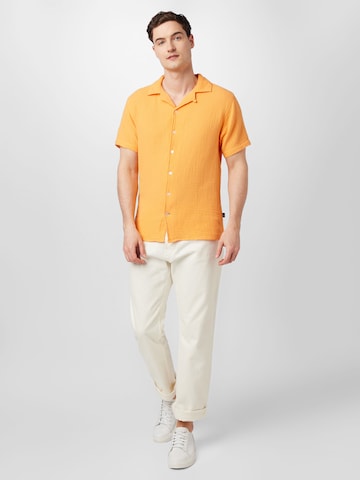 Coupe regular Chemise 'Cuba' Kronstadt en orange