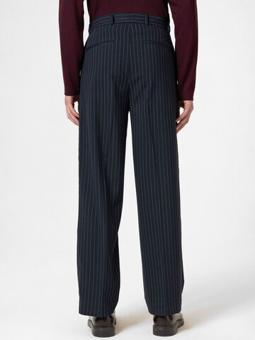 regular Pantaloni con pieghe 'Eurico' di Antioch in blu