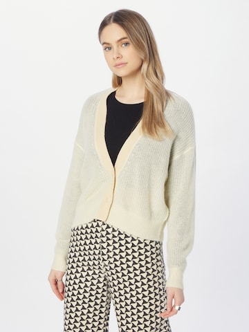 Cardigan ESPRIT en beige : devant