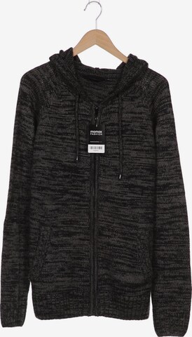 MAUI WOWIE Strickjacke XXL in Schwarz: predná strana