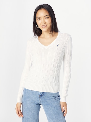 Pull-over 'KIMBERLY' Polo Ralph Lauren en blanc : devant