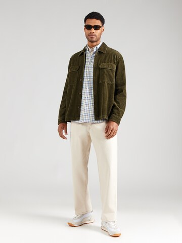 FYNCH-HATTON Klasický střih Košile – zelená