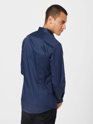 Tiger of Sweden Slim Fit Hemd 'FILBRODIE' in Blau