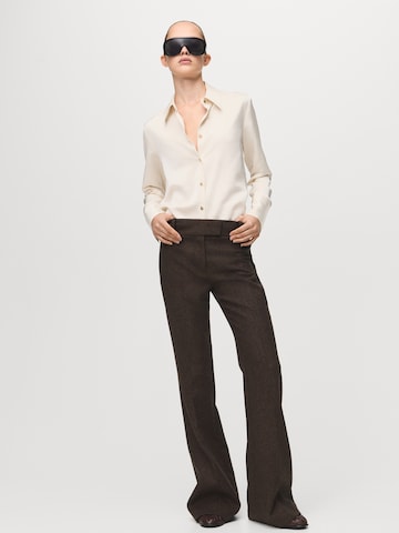 MANGO Bluse 'IDEALE' in Beige