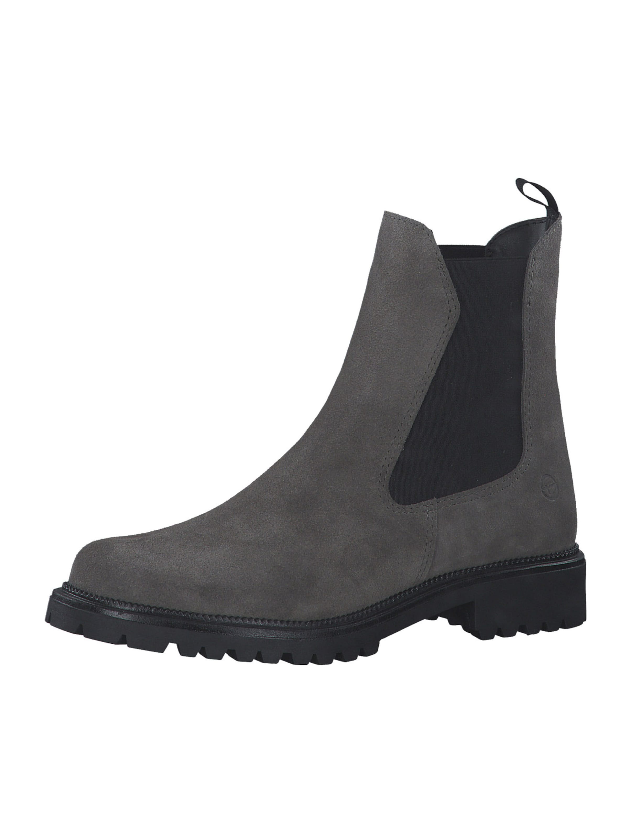 Tamaris Chelsea Boots in Grey: front
