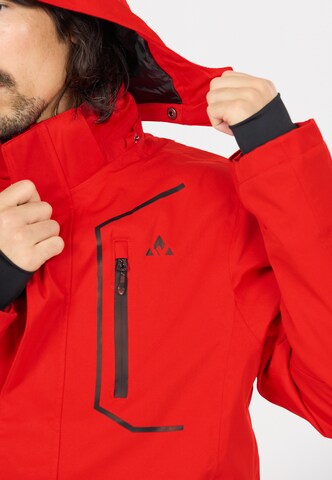 Whistler Athletic Jacket 'Carbon' in Red