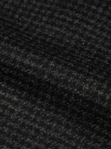 Appearance Overgangsjakke 'Flannel Blazer, Unstructured, Black Grey Houndstooth' i sort