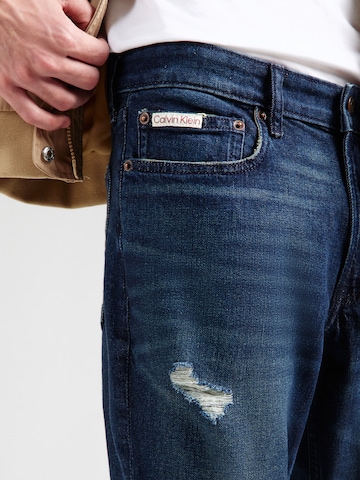 Calvin Klein Jeans Slimfit Jeans i blå