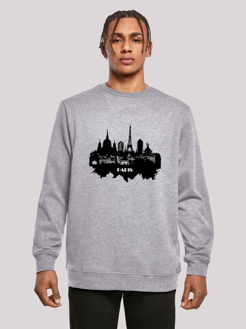 F4NT4STIC Sweatshirt 'Paris' in Grijs: voorkant