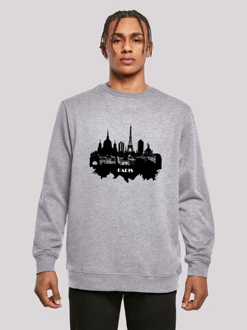 F4NT4STIC Sweatshirt 'Paris' in Grey: front