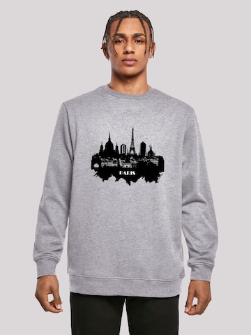 F4NT4STIC Sweatshirt 'Paris' in Grau: predná strana
