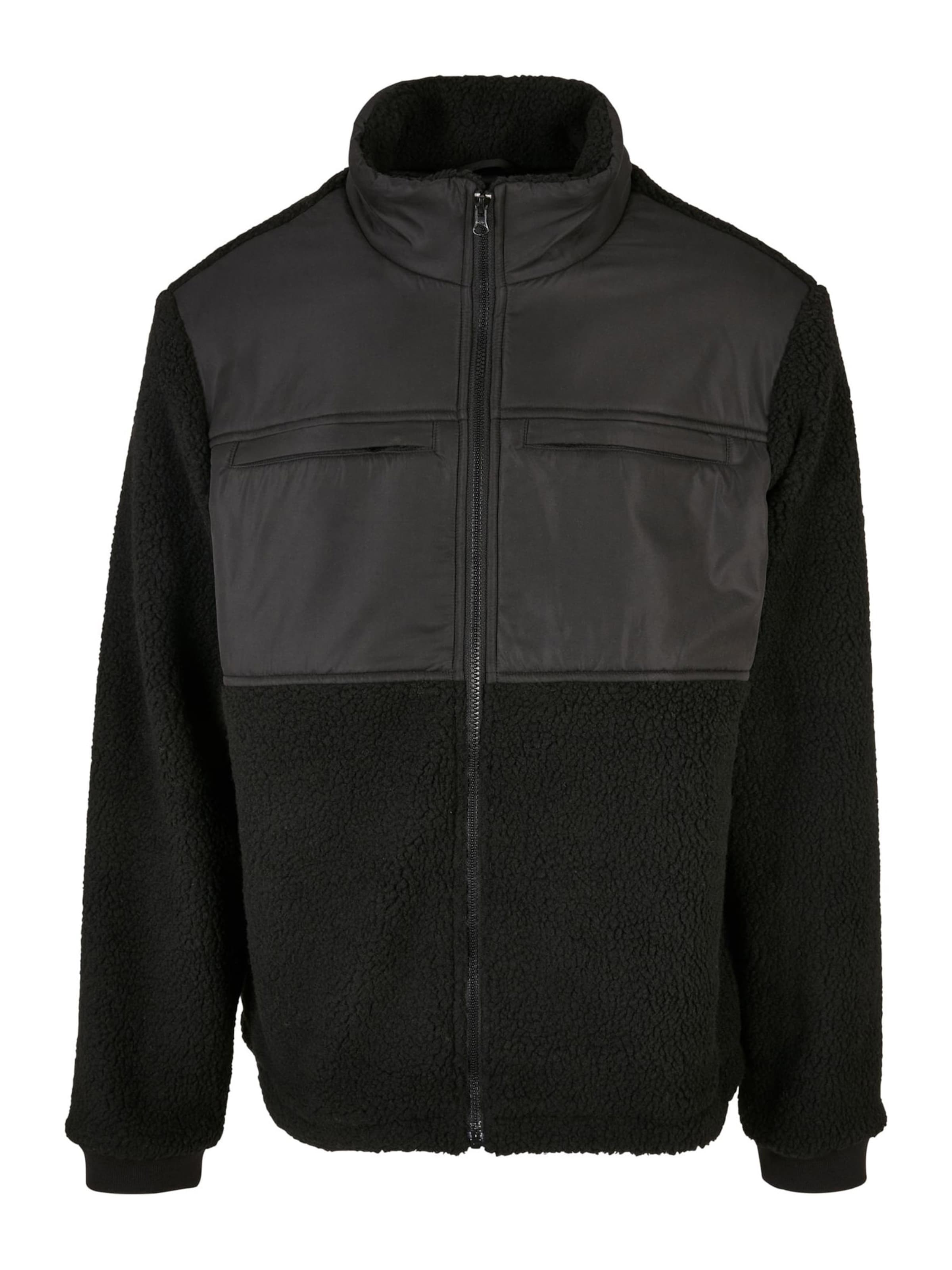 Urban Classics Jacke in Schwarz: Vorderseite
