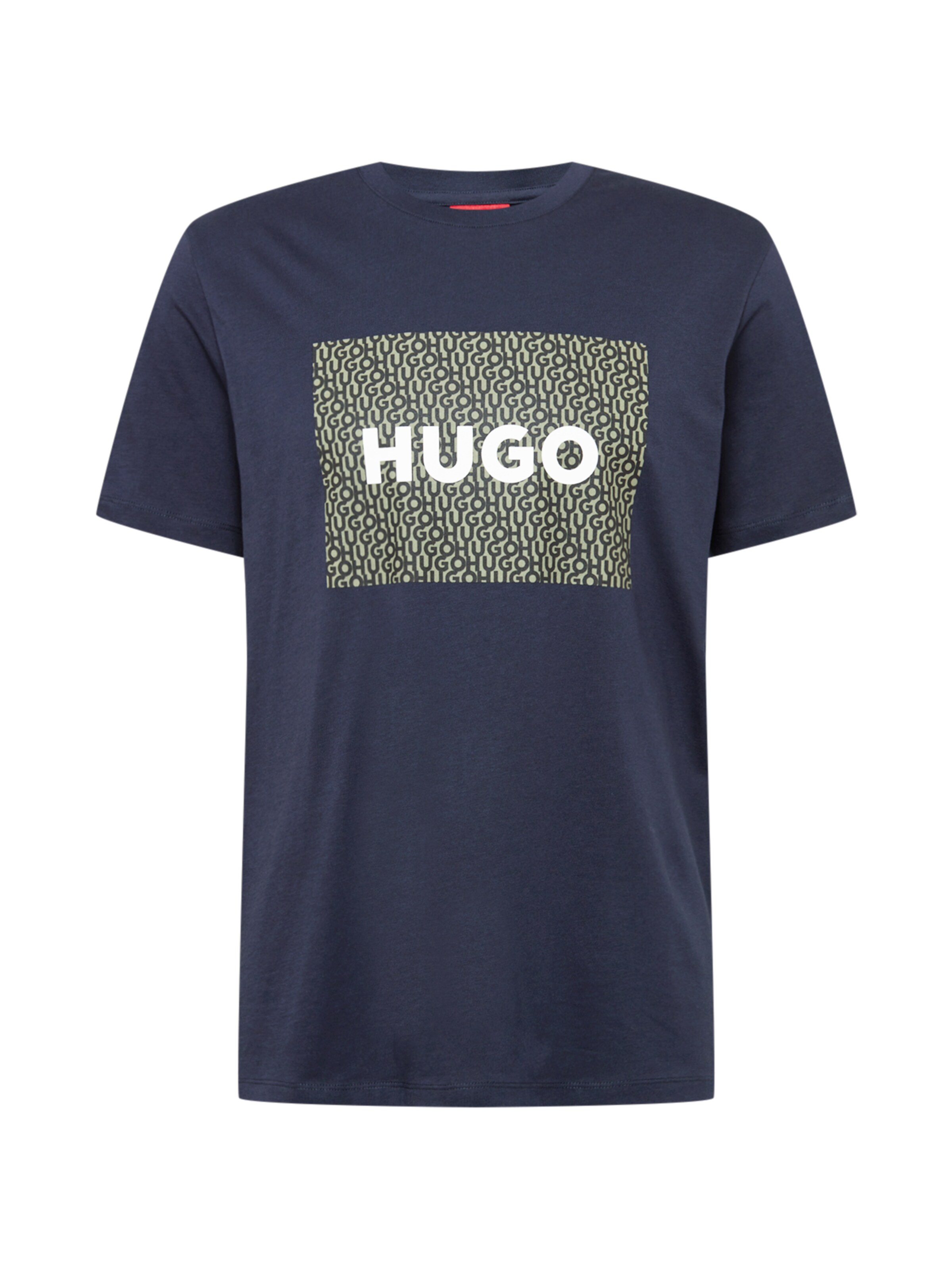 Männer Shirts HUGO T-Shirt 'Dulive' in Blau - UN01748