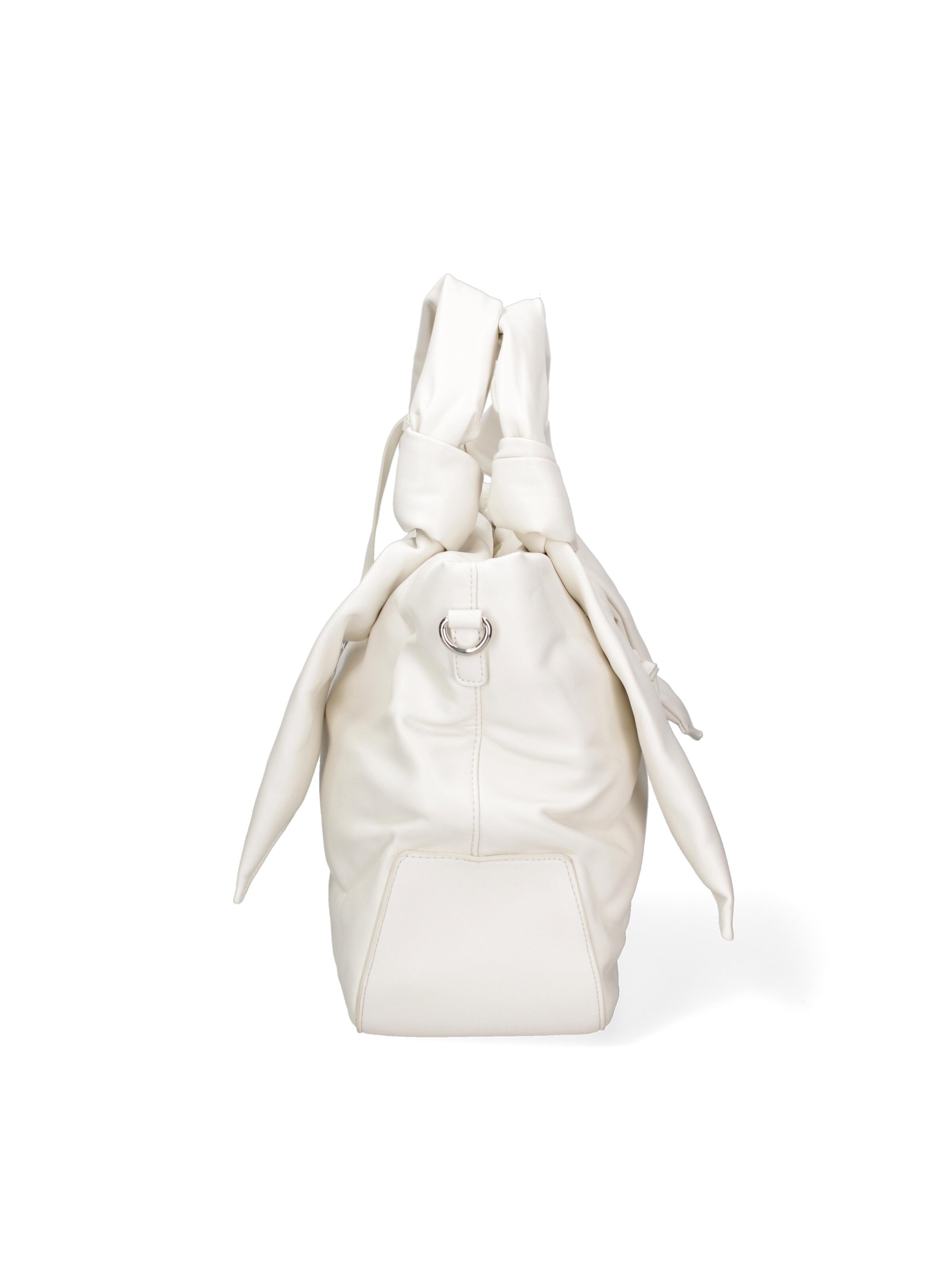 Shopper 'Borsa Shopper Donna Ecopelle con Zip e Tracolla Regolabile' di Diana&Co. in bianco