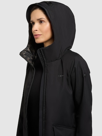 khujo Mantel 'Femke2' in Schwarz