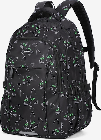 Aoking Backpack in Black: front