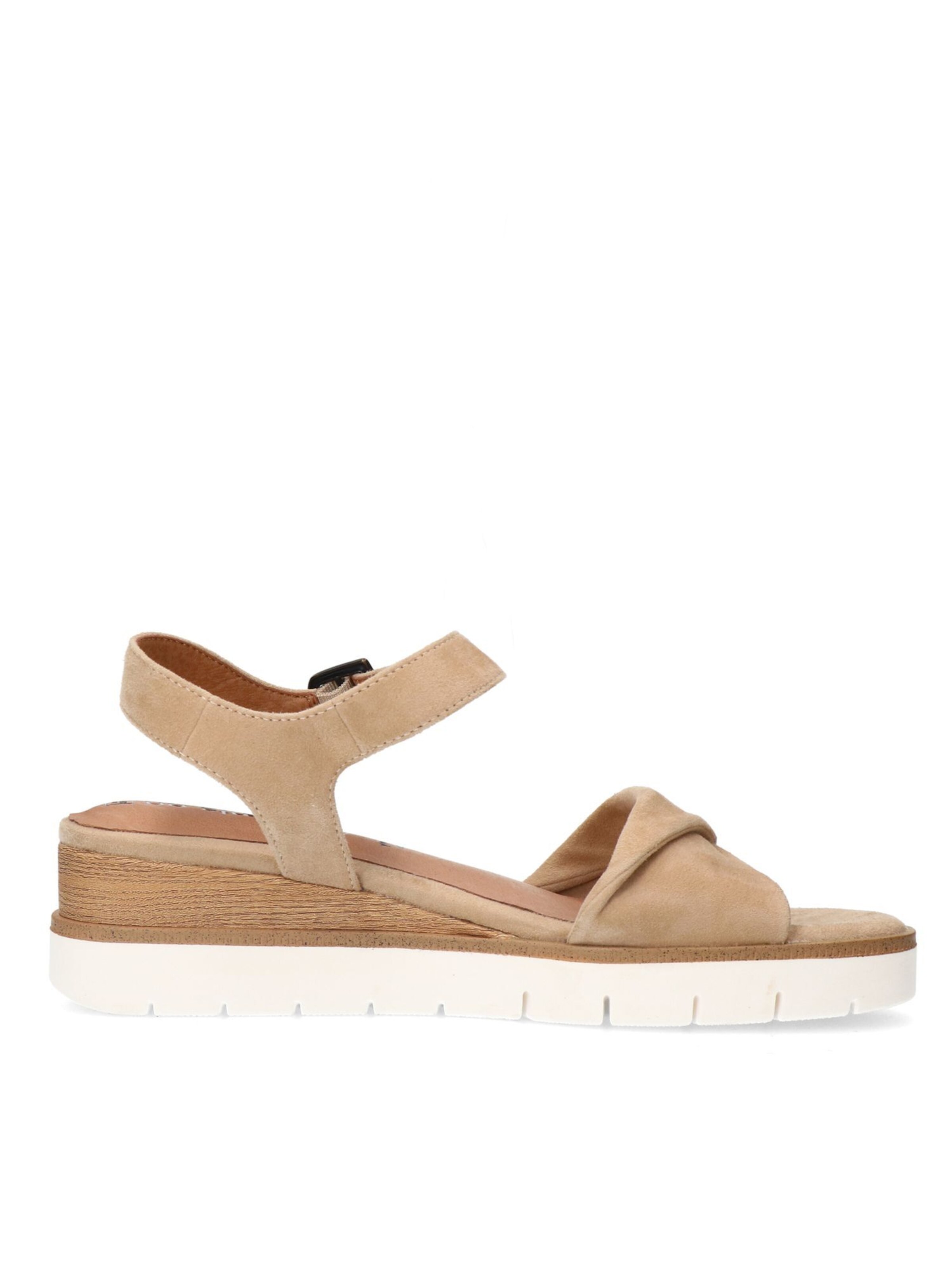 Sandales à lanières no stress en beige