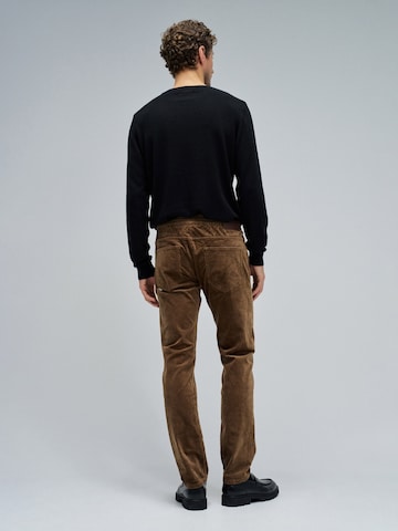 Salsa Jeans Regular Hosen Joggers in Braun