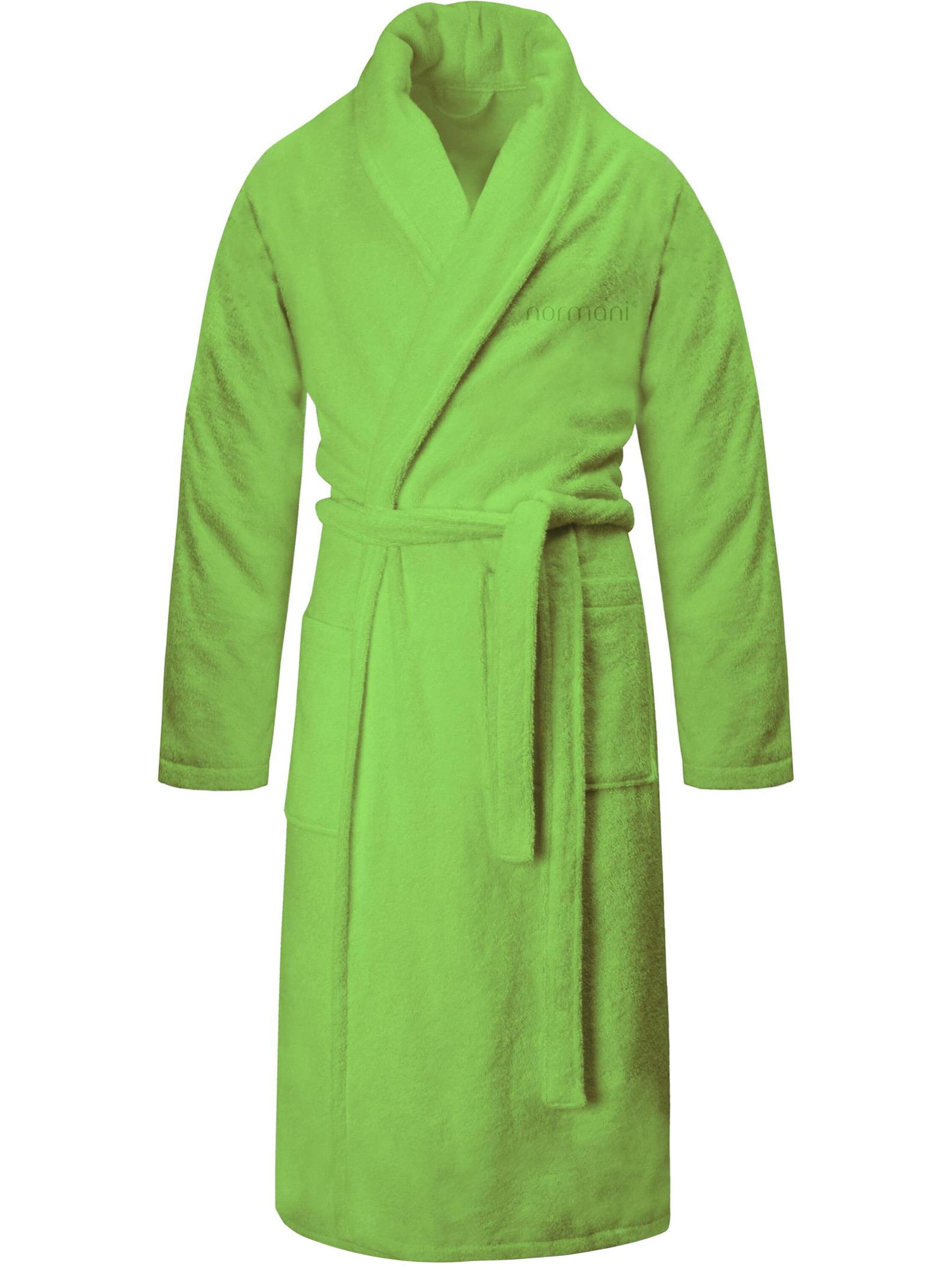 normani Badjas lang  in Groen: voorkant