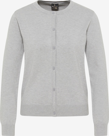 Cardigan 'Malegnano ' DreiMaster Klassik en gris : devant