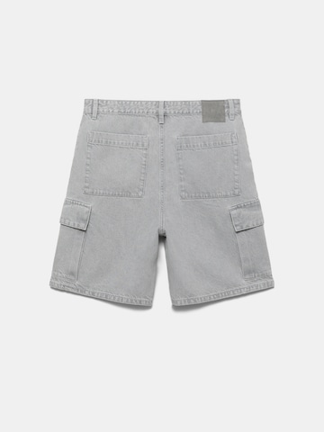 Pull&Bear Baggy Džíny s kapsami – šedá