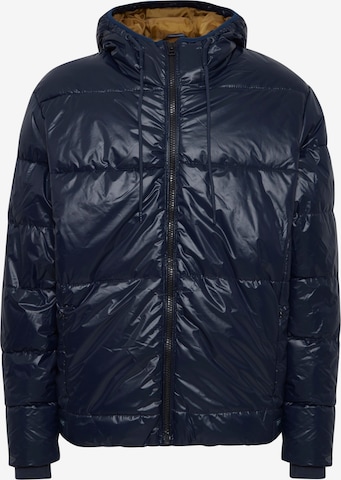 BLEND Winterjas in Blauw: voorkant