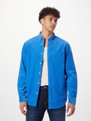 SCOTCH & SODA - Ajuste regular Camisa en azul: frente