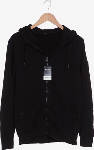 BOSS Black Sweatshirt & Zip-Up Hoodie in M in Black: front