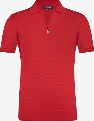 T-Shirt Giorgio di Mare en rouge : devant