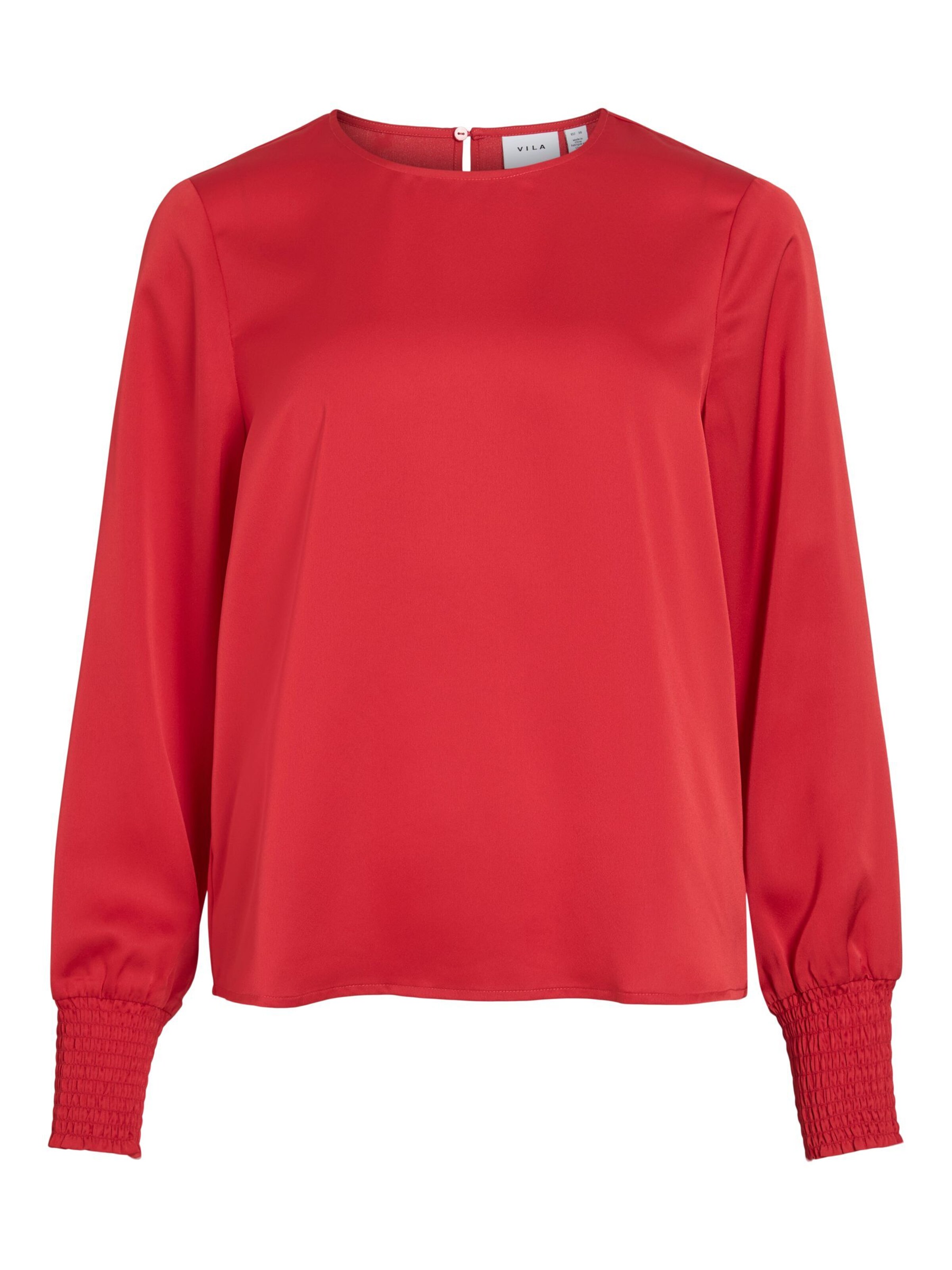 VILA - Blusa 'VIEllette' en rojo: frente
