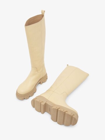 Bottes 'GINNY' Bianco en beige