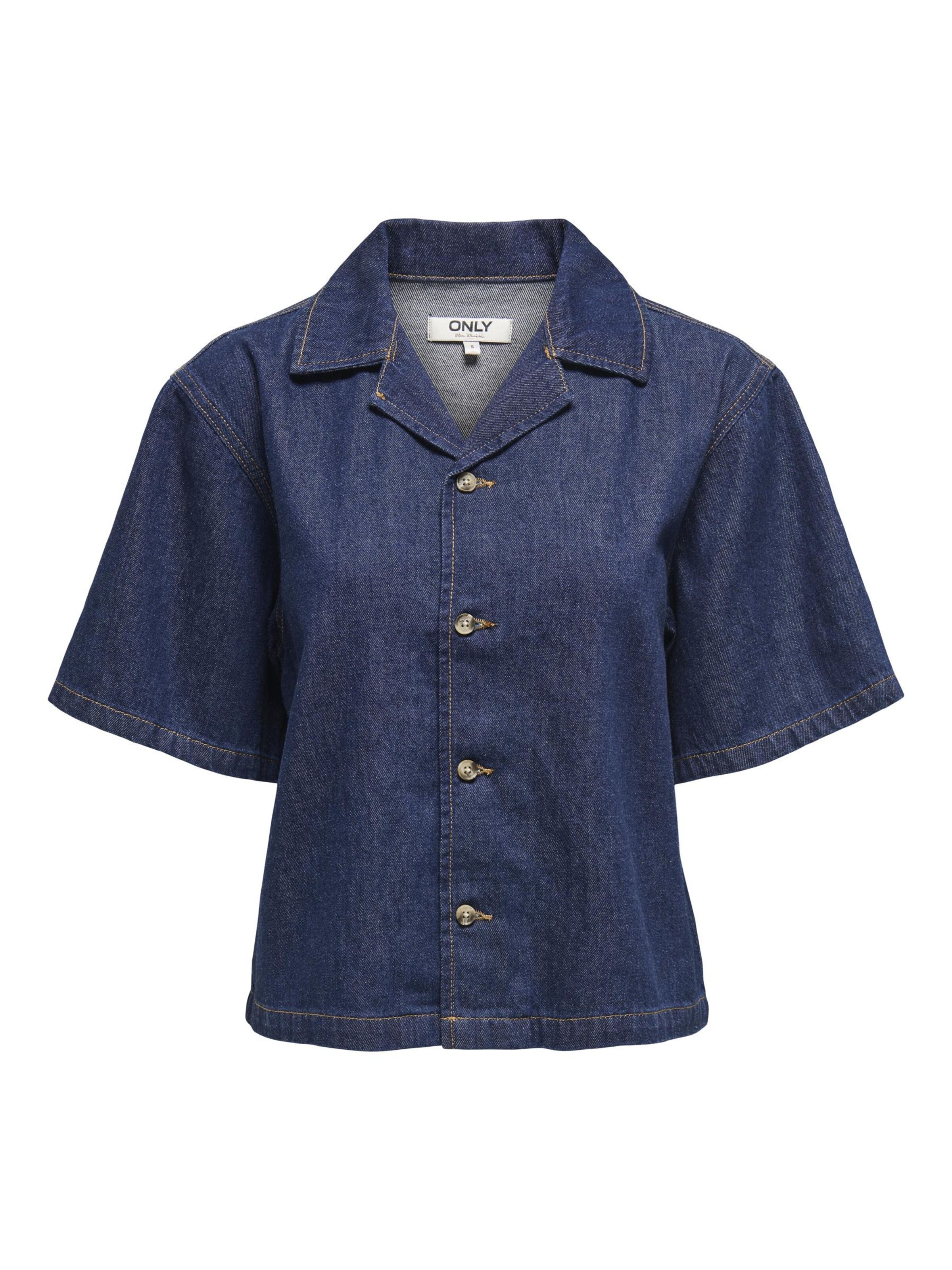 ONLY Bluse 'ELLIS' in Blau: Vorderseite