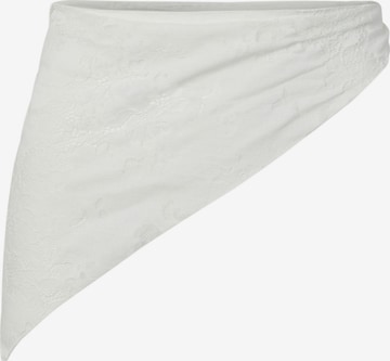 Serviette de plage 'PCARIA' PIECES en blanc : devant