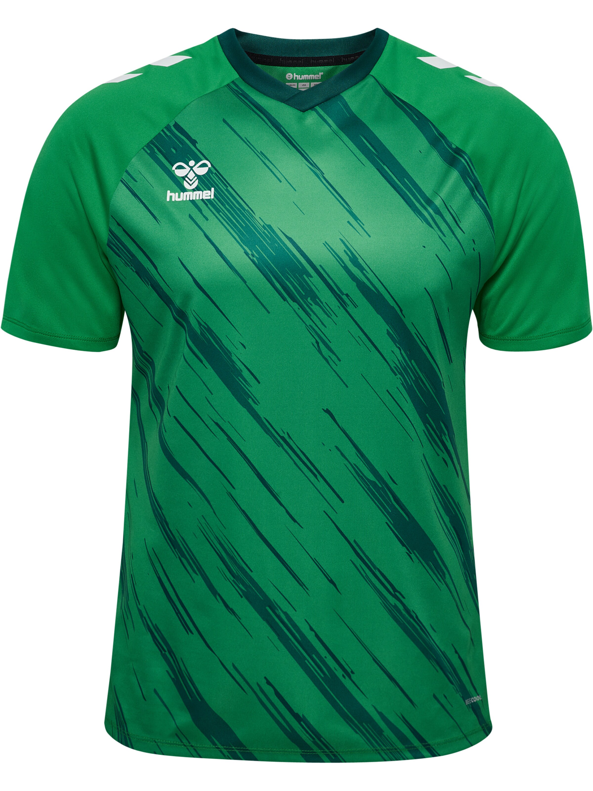 Hummel Functioneel shirt 'Match Triumph' in Groen: voorkant