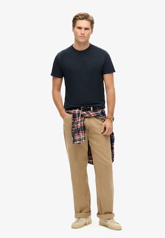 Superdry Shirt 'ESSENTIAL' in Blauw