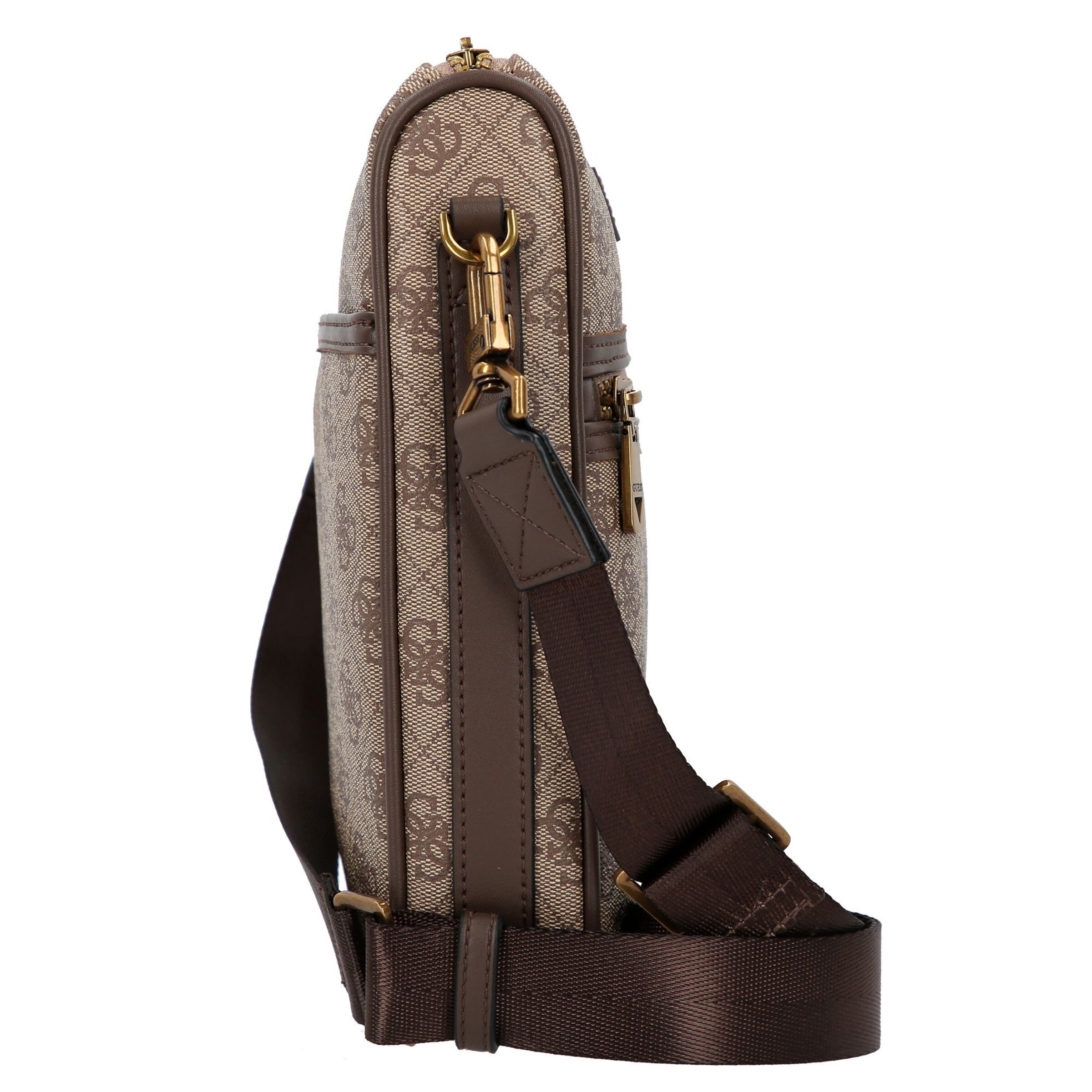 GUESS Taška přes rameno 'Milano' – hnědá