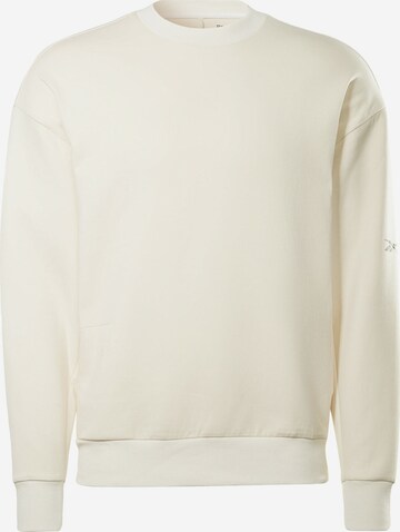 Sweat de sport Reebok en beige : devant