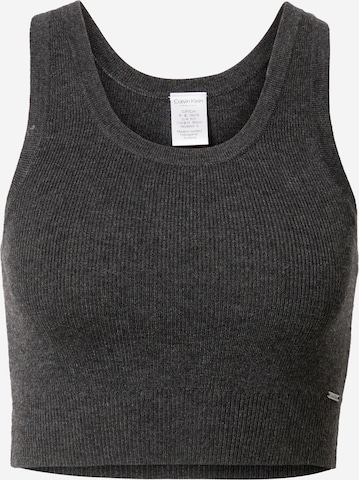 Calvin Klein Underwear Knitted top in Grey: front