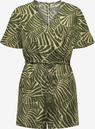 ONLY Jumpsuit 'CALLIE' in de kleur Olijfgroen / Lichtgroen, Productweergave