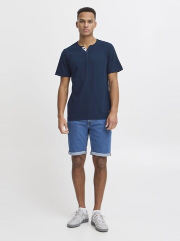 BLEND Shirt ' HOLEY ' in Blue