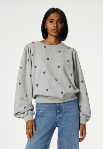 Fabienne Chapot Sweatshirt in Grijs: voorkant