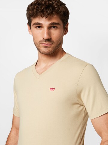 LEVI'S ® - Camiseta 'Original HM Vneck' en beige