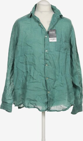 hessnatur Button Up Shirt in L in Green: front