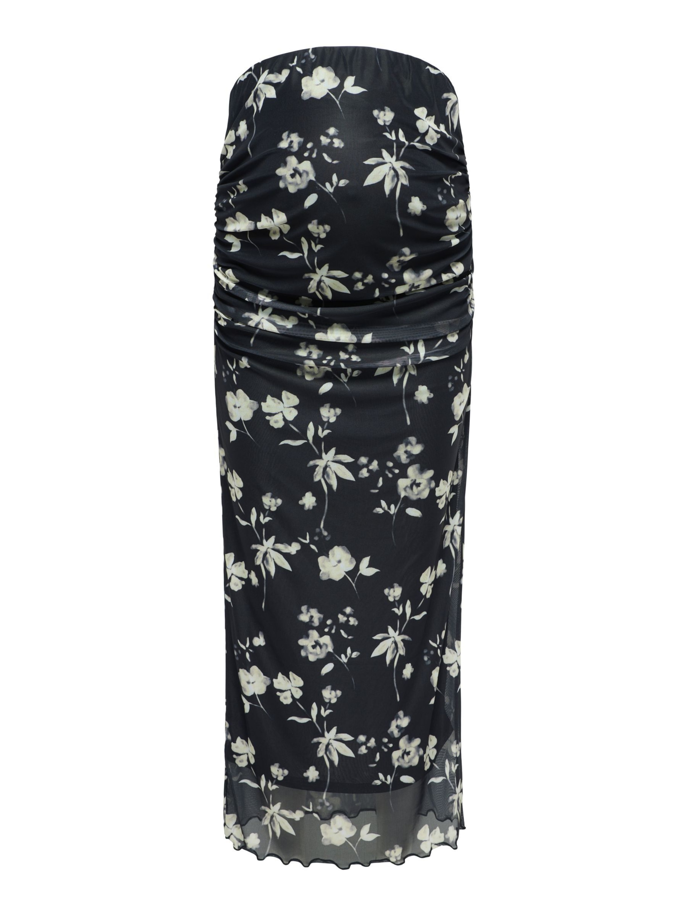 Only Maternity Jupe 'OLMLOURA' en gris / vert / noir, Vue avec produit