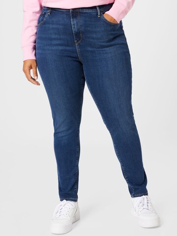 Skinny Jeans '721™ High Rise Skinny' de la Levi's® Plus pe albastru: față